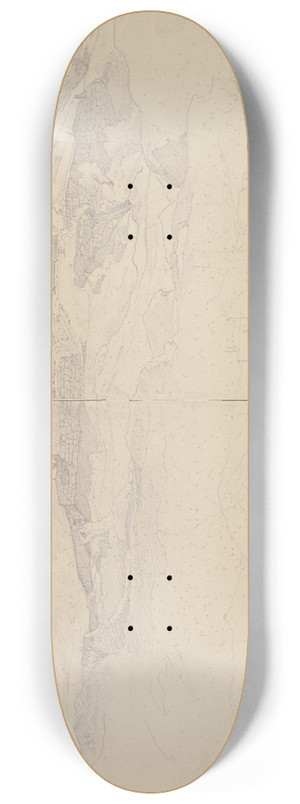 August Lucas - View of Segni 8.25 inch art skate deck