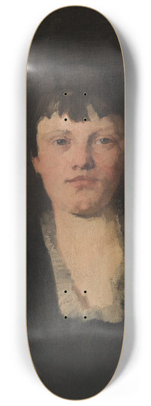 Wilhelm Trbner - Mdchen mit viereckigem Halsausschnitt 8.25 inch art skate deck