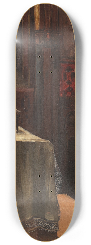 Wilhelm Trbner - Pippinger Kirche bei Pasing 8.25 inch art skate deck