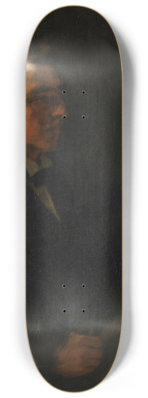 Wilhelm Trbner - Studiosus Michaelis, mit Papierrolle 8.25 inch art skate deck