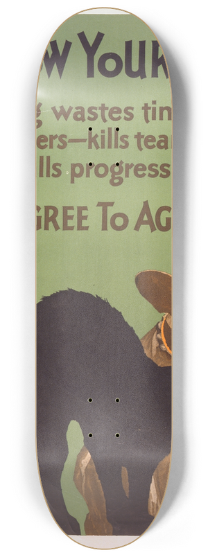 Willard Frederic Elmes - Why bow your back 8.25 inch art skate deck