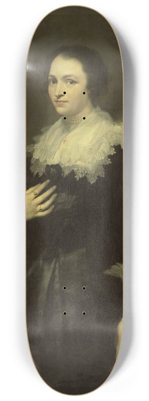 Willem Bartel van der Kooi - The Wife of Sebastiaan Leerse 8.25 inch art skate deck