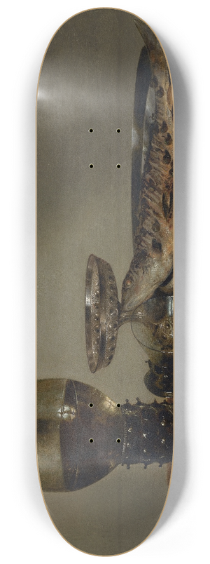 Willem Claesz Heda - Still Life with a Roemer and Watch 8.25 inch art skate deck