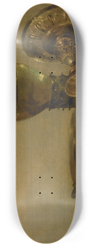 Willem Claesz Heda - Still Life with a Silver Tazza 8.25 inch art skate deck