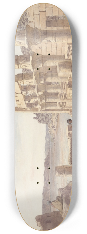 Willem de Famars Testas - Gezicht op de tempelrunes te Philae bij Aswan 8.25 inch art skate deck Willem de Famars Testas - Gezicht op de tempelrunes te Philae bij Aswan 8.25 inch art skate deck
