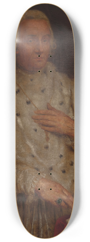 Willem Jacob Herreyns - Godefried Hermans, Abbot of Tongerlo 8.25 inch art skate deck