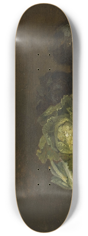 Willem Kalf - Cabbages on a Table Top 8.25 inch art skate deck