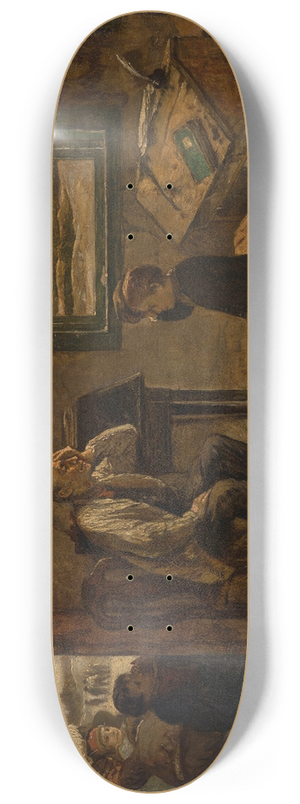 Willem Linnig - School 8.25 inch art skate deck