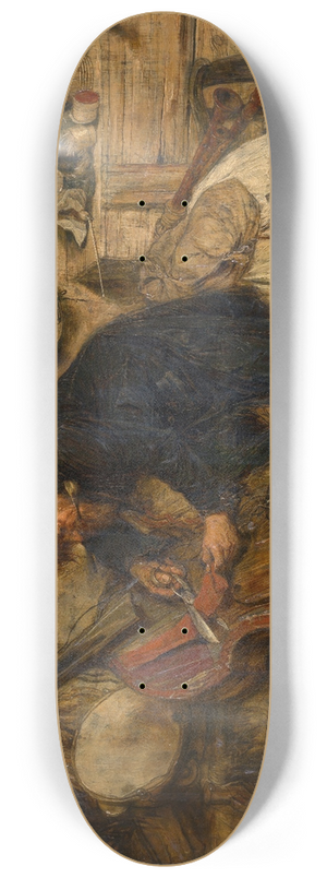 Willem Linnig the Younger - Violin Maker 8.25 inch art skate deck