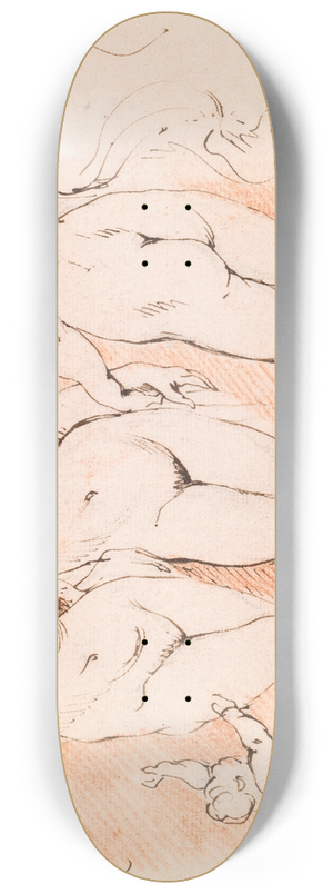 Willem Panneels - The Three Graces 8.25 inch art skate deck