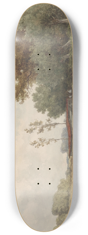 Willem Roelofs - Landschap met water en eenden 8.25 inch art skate deck Willem Roelofs - Landschap met water en eenden 8.25 inch art skate deck