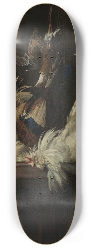 Willem van Aelst - Still Life with Fowl 8.25 inch art skate deck Willem van Aelst - Still Life with Fowl 8.25 inch art skate deck