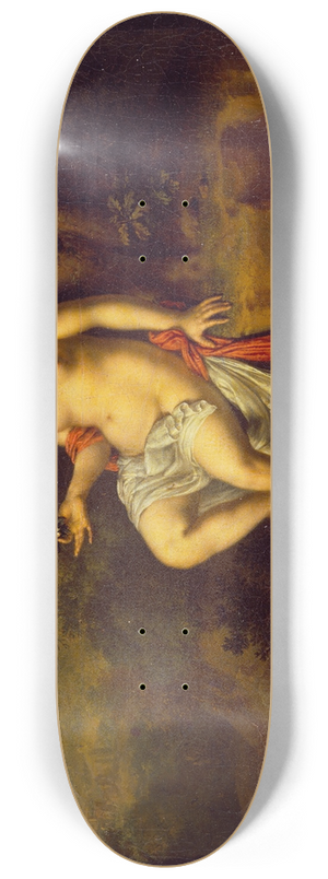 Willem Van Mieris - Paris and Oenone 8.25 inch art skate deck