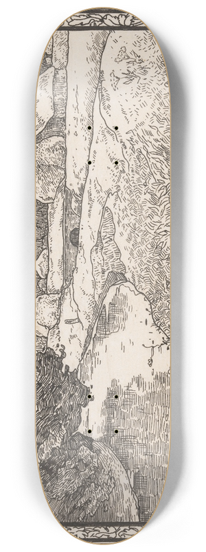 Willem Wenckebach - Grasland met water en boerderij 8.25 inch art skate deck Willem Wenckebach - Grasland met water en boerderij 8.25 inch art skate deck