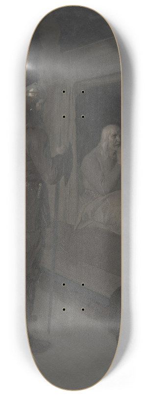 August Malmstrm - Njal, Bergthora and Thord Karisson Decide to be Burned Alive 8.25 inch art skate deck