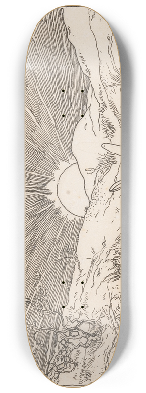 Willem Wenckebach - Sneeuwklokje 8.25 inch art skate deck Willem Wenckebach - Sneeuwklokje 8.25 inch art skate deck