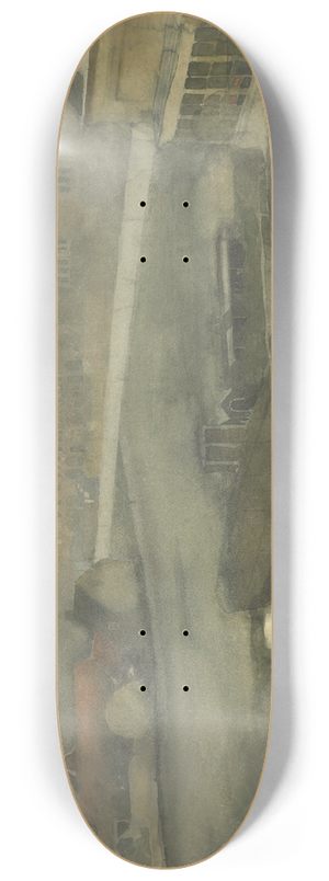Willem Witsen - Gezicht bij het Oosterpark te Amsterdam 8.25 inch art skate deck Willem Witsen - Gezicht bij het Oosterpark te Amsterdam 8.25 inch art skate deck
