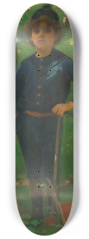 Willem Witsen - Jongen Met Zijn Kruiwagen 8.25 inch art skate deck