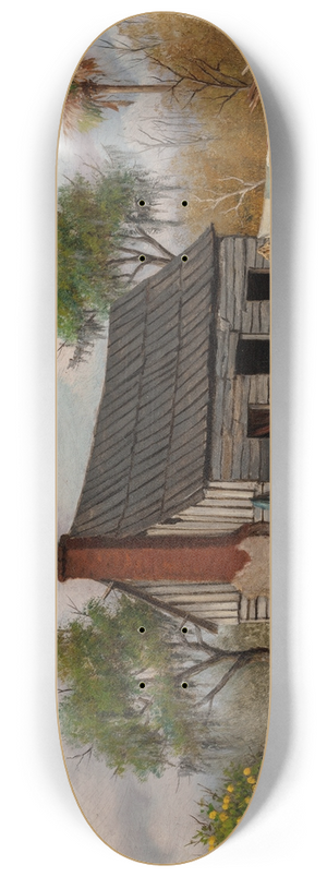 William Aiken Walker - Sharecroppers Gathering in the Yard 8.25 inch art skate deck