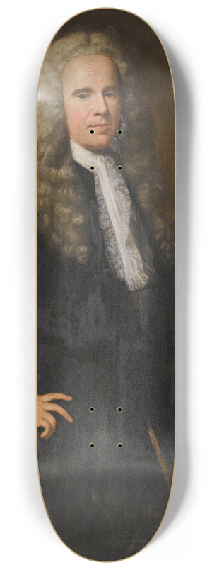 William Aikman - Portrait of a Gentleman In Black 8.25 inch art skate deck