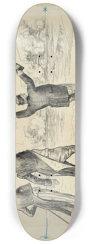 William Allen Rogers - Welcome home! 8.25 inch art skate deck