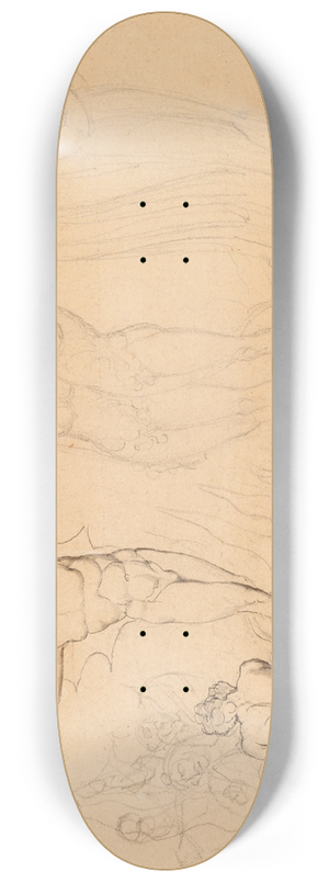 William Blake - Adam and Eve Expelled from Eden 8.25 inch art skate deck