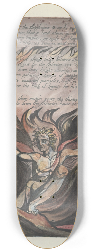 William Blake - America, a Prophecy 8.25 inch art skate deck
