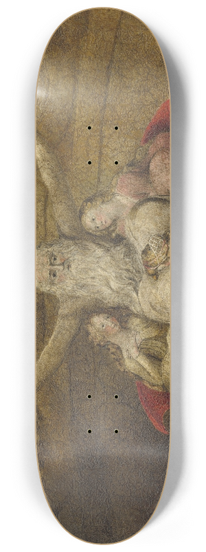 William Blake - Job and His Daughters 8.25 inch art skate deck William Blake - Job and His Daughters 8.25 inch art skate deck