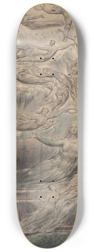 William Blake - Queen Katherines Dream 8.25 inch art skate deck