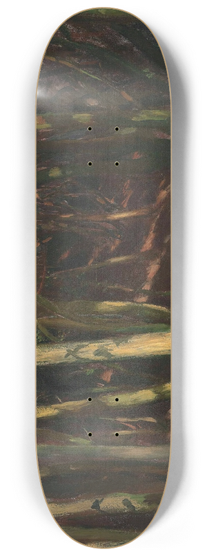 William Blake Richmond - Trees 8.25 inch art skate deck