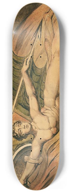 William Blake - Satan Exulting over Eve 8.25 inch art skate deck