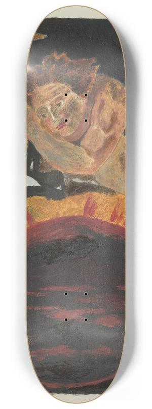 William Blake - The song of Los. Lambeth Pl.8 8.25 inch art skate deck