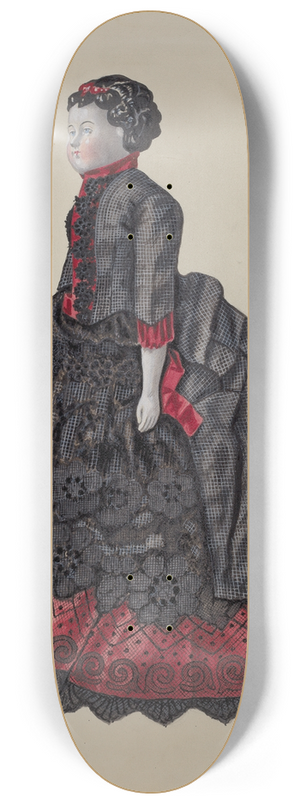 William Bos - Doll  Polly 8.25 inch art skate deck