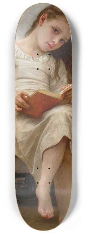 William Bouguereau - Le Livre De Prix 8.25 inch art skate deck