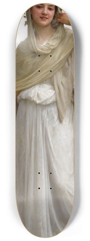 William Bouguereau - Prtresse de Bacchus 8.25 inch art skate deck