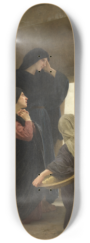 William Bouguereau - The Three Marys at the Tomb 8.25 inch art skate deck