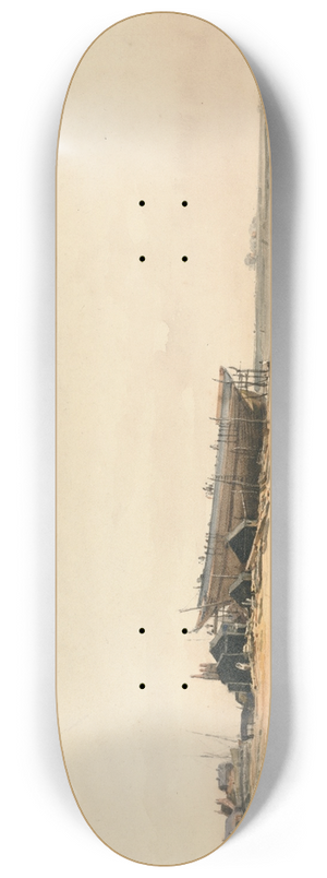 William Callow - Ship Building 8.25 inch art skate deck