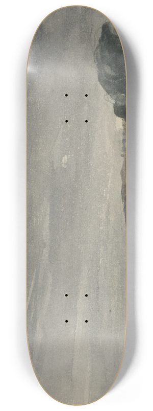 William Callow - The Seine at St. Cloud 8.25 inch art skate deck