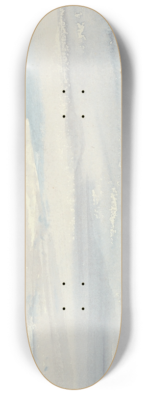 William Callow - View of Paris from Charenton 8.25 inch art skate deck