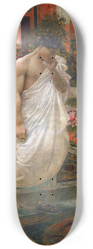 William de Leftwich Dodge - Meditation 8.25 inch art skate deck