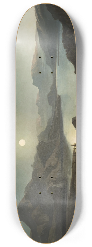 August Schaeffer von Wienwald - Alpine Lake 8.25 inch art skate deck