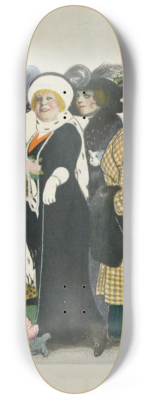 William Ely Hill - The chain-gang 8.25 inch art skate deck