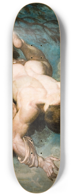 William Etty - Manlius Hurled From The Rock 8.25 inch art skate deck
