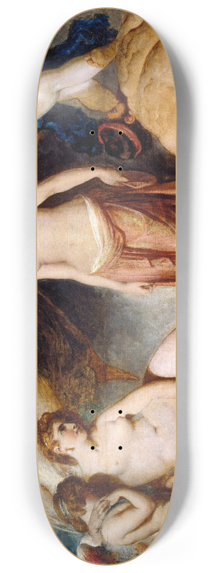 William Etty - Pandora Crowned By The Seasons 8.25 inch art skate deck