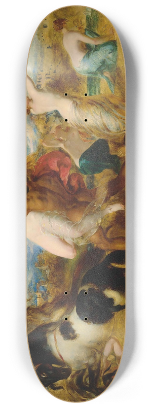 William Etty - Pluto Carrying Off Proserpine 8.25 inch art skate deck