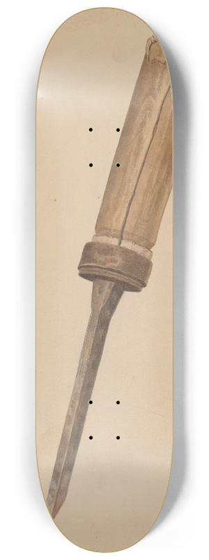 William Frank - Wagon Makers Chisel 8.25 inch art skate deck