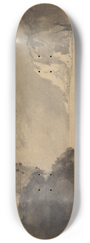 William Gilpin - Shipping Scene with Three Figures on shore 8.25 inch art skate deck William Gilpin - Shipping Scene with Three Figures on shore 8.25 inch art skate deck