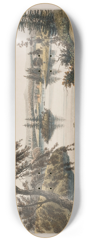 William Guy Wall - View near Fort Miller 8.25 inch art skate deck