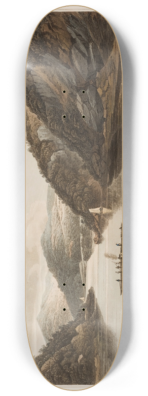 William Guy Wall - View near Fort Montgomery 8.25 inch art skate deck