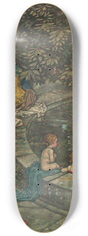 William Heath Robinson - He was always at hand 8.25 inch art skate deck